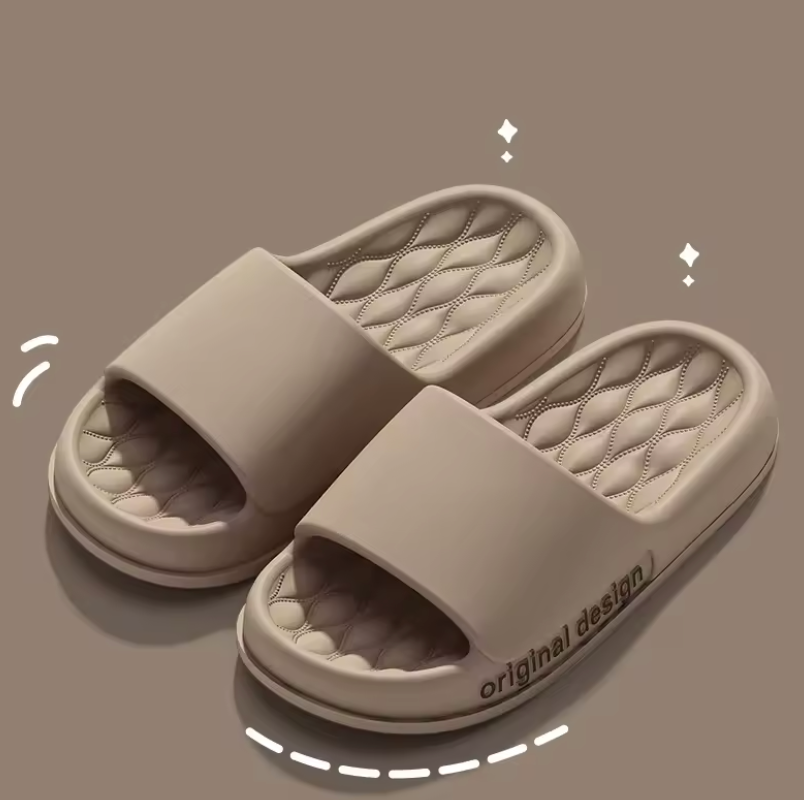 CloudStep Comfort Slides Brown