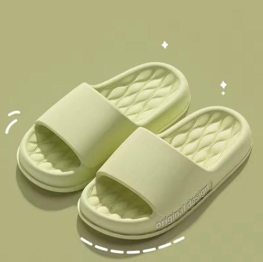 CloudStep Comfort Slides Green